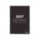DIETARIO LIDERPAPEL 2027 CUARTO 150X215 MM DIA PAGINA BILINGUE COLOR NEGRO PAPEL 70 G FSC
