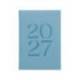 AGENDA OFICINA LIDERPAPEL 2027 ENCUADERNADA CRETA SEMANA VISTA A5 BILINGUE 70G PAPEL FSC LIGHT BLUE