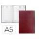 AGENDA OFICINA LIDERPAPEL 2027 ENCUADERNADA CORFU DIA PAGINA A5 BILINGUE 60G PAPEL FSC RED