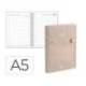 AGENDA OFICINA LIDERPAPEL 2027 ENCUADERNADA ELASTIC CLOSURE DIA PAGINA A5 BILINGUE 70G PAPEL FSC DESIGN