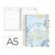 AGENDA OFICINA LIDERPAPEL 2027 ESPIRAL FANTASY DIA PAGINA A5 BILINGUE 70G PAPEL FSC DESIGN 2