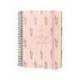 AGENDA OFICINA LIDERPAPEL 2027 ESPIRAL FLOWERS A DIA PAGINA A5 BILINGUE 70G PAPEL FSC DESIGN 3