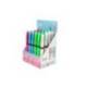 PORTAMINAS LIDERPAPEL COLECCION 2 CON FUELLE Y GOMA CON ACABADO SOFT TOUCH 0,5 MM 4 COLORES SURTIDOS