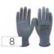 GUANTES DE POLIURETANO SAFETOP FEATHER TASK SINTETICO TALLA 8