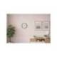 RELOJ MAUL DRIP DE PARED REDONDO 30 CM DIAMETRO CUARZO MARCO NEGRO