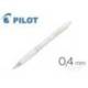 BOLIGRAFO PILOT G-2 BLANCO PASTEL TINTA GEL RETRACTIL SUJECION DE CAUCHO