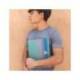 CUADERNO ESPIRAL MIQUELRIUS DIN A4 80 HOJAS 90 GR CUADRO 5 MM TAPA FORRADA AURORA SANTORINI