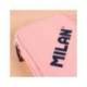 PLUMIER ESCOLAR MILAN 430 SINCE 1918 DOBLE CON ACCESORIOS COLOR ROSA 195X50X130 MM