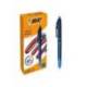 BOLIGRAFO BIC CUATRO COLORES SMOOTH DROP COLOR AZUL