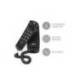 TELEFONO SPC SOBREMESA/MURAL ORIGINAL LITE 2 LED CON RELLAMADA 10 MEMORIAS COLOR NEGRO