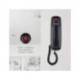 TELEFONO SPC SOBREMESA/MURAL ORIGINAL LITE 2 LED CON RELLAMADA 10 MEMORIAS COLOR NEGRO