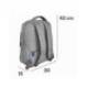 MOCHILA OXFORD B-OUT COLOR GRIS 420X300X200 MM
