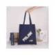 BOLSA CON ASAS MILAN TOTE BAG SERIE 1918 COLOR AZUL MARINO 380X410 MM