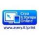 ETIQUETA COLGANTE AVERY BLANCA 60 MM DIAMETRO IMPRIMIBLE DOBLE CARA PLASTICO 190 MC PACK DE 120