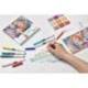 ROTULADOR CARIOCA PLUS PRISMA FIBER-TIP DE PUNTA DE FIBRA CAJA DE 12 UNIDADES COLORES SURTIDOS