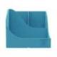 CUBILETE PORTALAPICES EXACOMPTA WAVE SKANDI PLASTICO RECICLADO COLOR AZUL PACIFICO