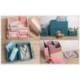 CAJA MULTIUSOS EXACOMPTA SMART CASE DIN A5+ PLASTICO RECICLADO PLEGABLE COLOR ROSA VIEJO 275X40X190 MM