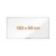 PIZARRA BLANCA NOBO ESSENCE ACERO LACADO 1800X900 MM