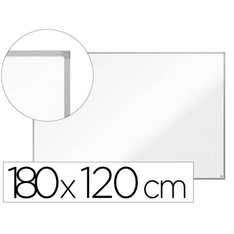 PIZARRA BLANCA NOBO ESSENCE ACERO LACADO 1800X1200 MM
