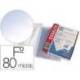 FUNDA MULTITALADRO ESSELTE FOLIO PVC CRISTAL 80 MC CON REFUERZO CAJA DE 100 UNIDADES