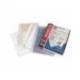FUNDA MULTITALADRO ESSELTE FOLIO PVC CRISTAL 80 MC CON REFUERZO CAJA DE 100 UNIDADES