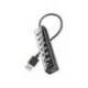 HUB NGS TINY 7 PUERTOS CON ADAPTADOR CORRIENTE USB 2.0