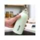 BOTELLA PORTALIQUIDOS MILAN ACERO INOXIDABLE TERMO COLOR VERDE 354 ML