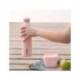 BOTELLA PORTALIQUIDOS MILAN ACERO INOXIDABLE TERMO COLOR ROSA 591 ML