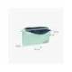 BOLSO ESCOLAR PORTATODO MILAN 1918 COLLECTION 3 CREMALLERAS Y 5 COMPARTIMENTOS VERDE 215X35X125 MM