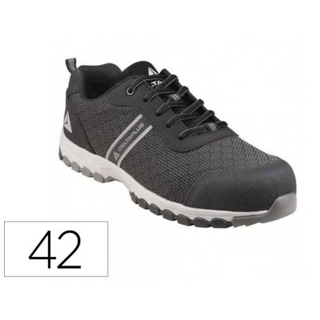 ZAPATO DE SEGURIDAD DELTAPLUS BOSTON DEPORTIVO POLIESTER CON REFUERZO TPU SUELA SELLADA NEGRO TALLA 42