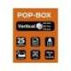 FICHERO DE CAJONES SOBREMESA EXACOMPTA POP BOX TRANSLUCIDO 4 CAJONES MULTICOLOR