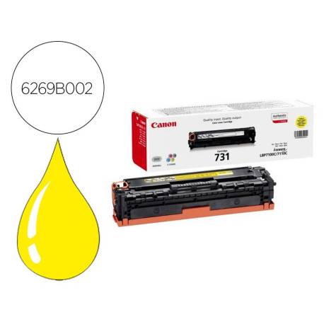 TONER CANON 731 LBP7100CN / LBP7100CW AMARILLO 1500 PAG