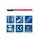Rotulador Staedtler Slim Noris Club punta fina caja 10 rotuladores lavables
