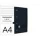 ARCHIVADOR OXFORD EUROBINDER+ LIVE&GO POLYFOAM DIN A4+ 120 HOJAS HORIZONTAL COLOR NEGRO