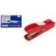 GRAPADORA PETRUS LILIPUT 200 RECYCLE CAPACIDAD 12 HOJAS + CAJA GRAPAS 23/6 COLORES SURTIDOS