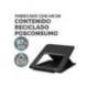 SOPORTE ELEVADOR FELLOWES BREYTA PARA PORTATIL 14" PLASTICO RECICLADO COLOR NEGRO 14X235X268 MM