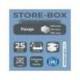Fichero cajones sobremesa Exacompta Big-Box plus Iderama Arlequin 5 cajones apaisado multicolores
