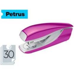 Grapadora Petrus Wow 635 Color Purpura 30 hojas