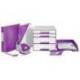 Grapadora Petrus Wow 635 Color Purpura 30 hojas