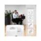 Destructora de Documentos HSM Shredstar X13 Corte en partículas 13 Hojas 23L Nivel seguridad P-4 en Blanco