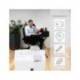 Destructora de Documentos HSM Shredstar X5 Corte en partículas 5 Hojas 18L Nivel seguridad P-4 en Blanco