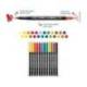 Rotulador Lyra Duo Aqua Brush Art Pen doble punta fina y pincel caja 12 unidades