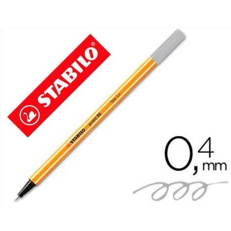 Rotulador Stabilo point 88/94 color gris