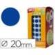 Gomets Apli circulares color azul 20mm