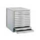 Fichero cajones de sobremesa 8211c 356x316x362 mm 11 cajones color gris