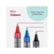Rotulador-bolígrafo Uni-Ball negro UB-150 0,3 mm