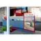 Porta anuncios Durable magnetico adhesivo A4 rojo