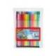 Estuche rotulador Stabilo pen 68 Neon 24 + 6 neón