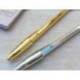Boligrafo Bic Cristal Celebration Oro 0,4 mm Tinta Azul