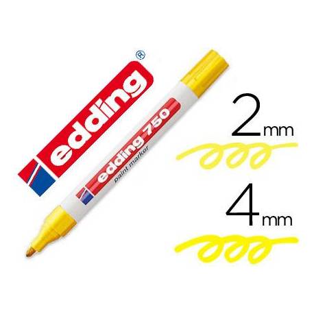 Rotulador Edding 750 color Amarillo